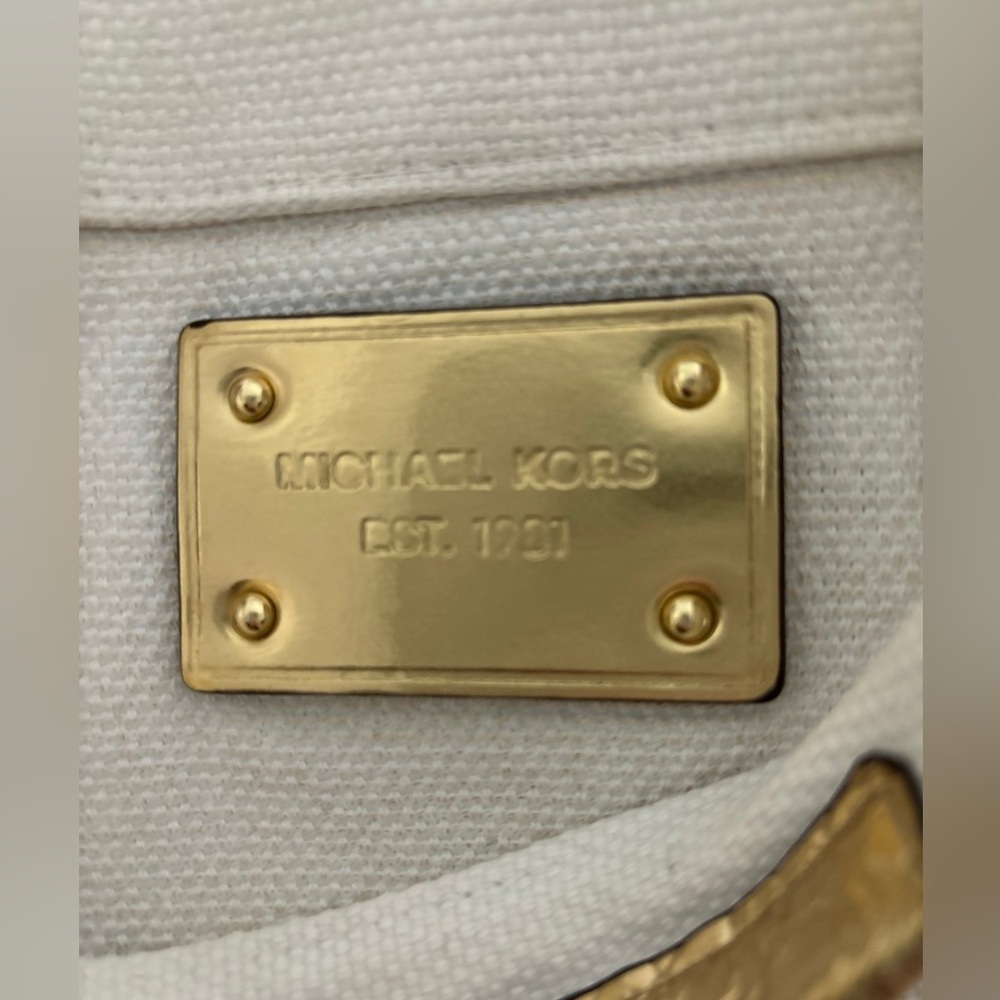 Michael Kors canvas tote